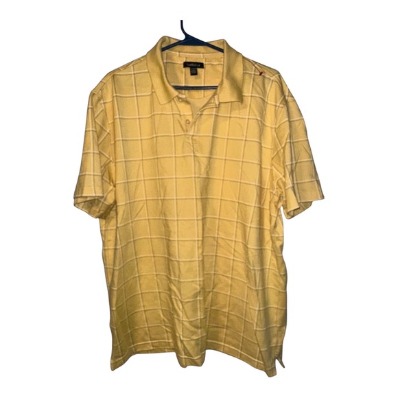 Van Heusen Yellow Flex Classic Fit Polo Shirt, XL - Picture 1 of 6